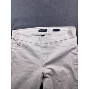 Nine West Jeans Womens Pull On Skinny Pants Light Gray Size 10 Stretch 1314